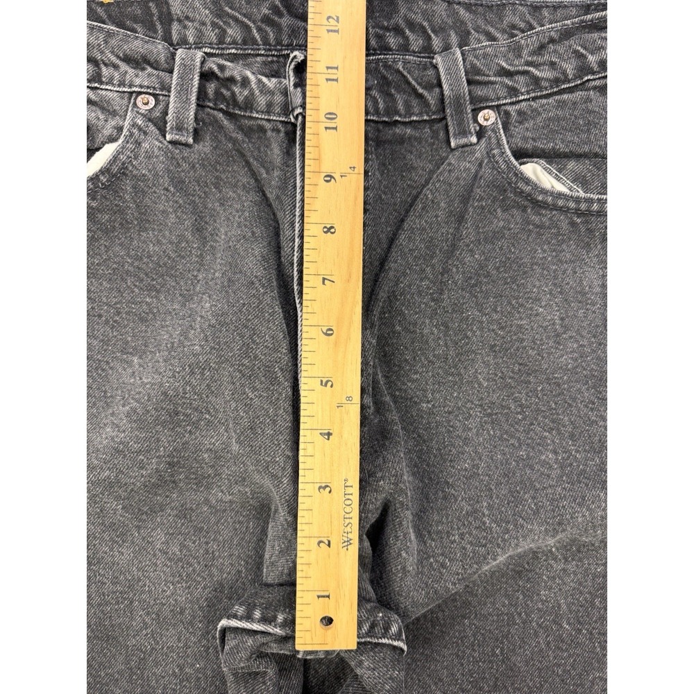 VTG Levis 550 Jeans Men 36x34 Fits 34x34 Black 93 Denim Grunge‎ Red Batwing USA - Picture 5 of 9